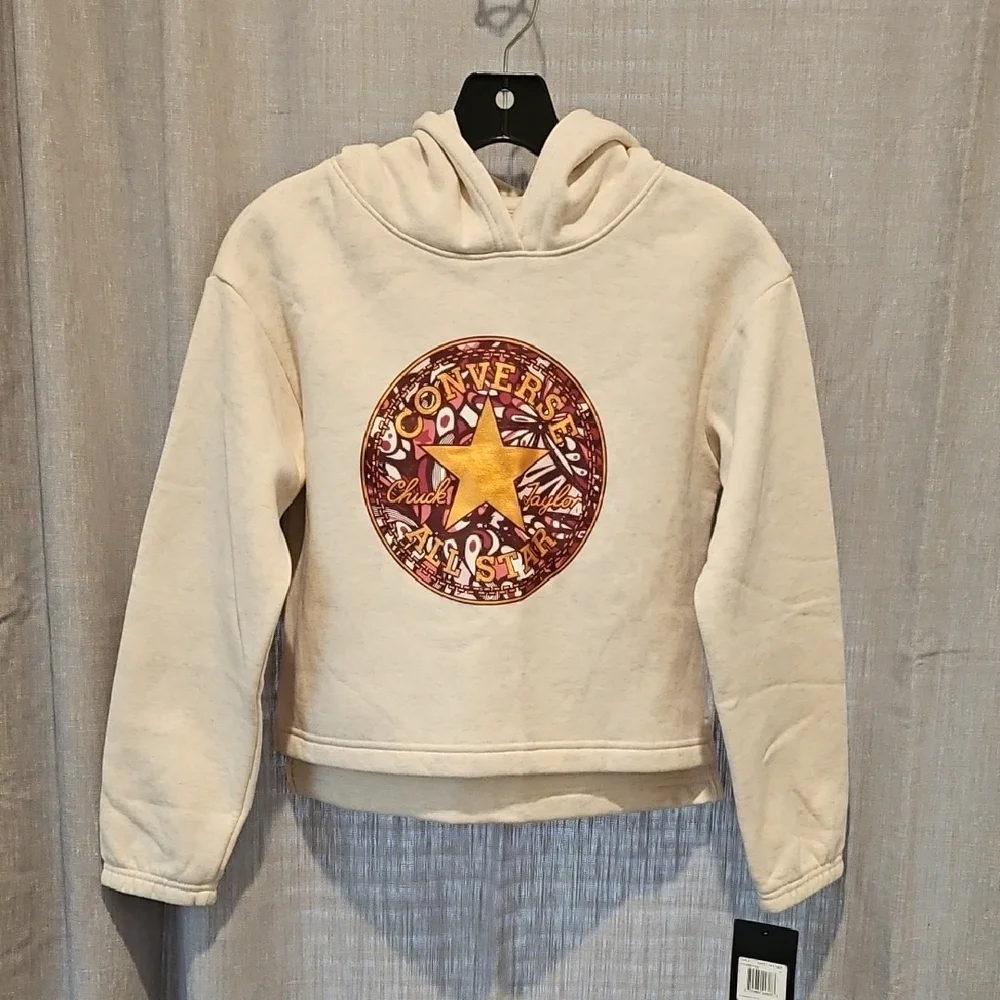 Converse Chuck Taylor Egret Heather Hoodie Sweatshirt